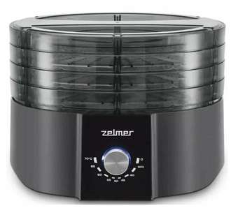 Сушилка для овощей и фруктов ZFD1004 BLACK ZELMER