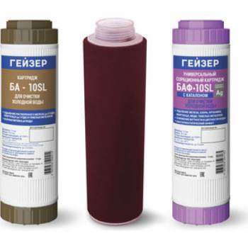 Фильтр для воды Гейзер Комплект картриджей К-3 для проточных фильтров