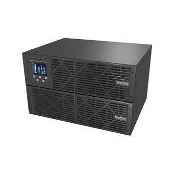 Источник бесперебойного питания Сайбер Электро ИБП ЭКСПЕРТ ПЛЮС-6000Р {Онлайн, стойка/на пол, 6000ВА/5400Вт USB/RS-232/SNMP Slot/EPO/Клеммная колодка  3U}