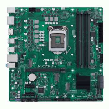 Материнская плата ASUS PRO Q570M-C/CSM LGA1200 mATX 4xDDR4 PCIEx16 2xPCIEx1 2xM.2 DP HDMI GLAN