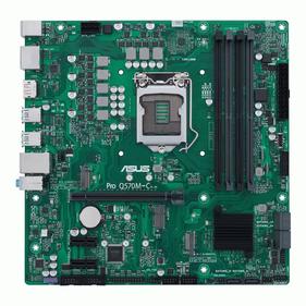 Материнская плата ASUS PRO Q570M-C/CSM LGA1200 mATX 4xDDR4 PCIEx16 2xPCIEx1 2xM.2 DP HDMI GLAN