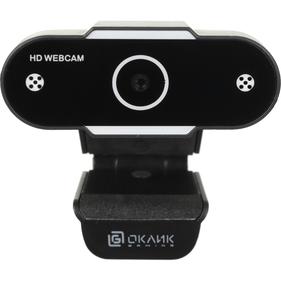 Веб-камера Oklick Оклик OK-C012HD черный 1Mpix  USB2.0 с микрофоном