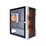 Корпус 1STPLAYER TRILOBITE T3-G ARGB White / mATX / 4x120mm ARGB fans / T3-G-WH-4F7-W