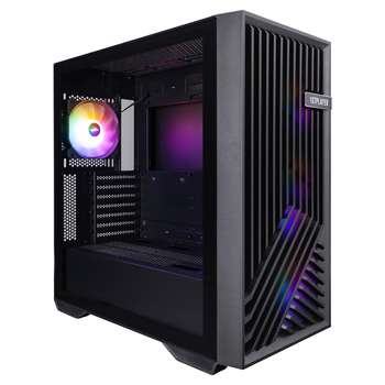 Корпус 1STPLAYER FD8 Black / E-ATX / 4x120mm FRGB fans / FD8-BK-4F1