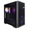 Корпус 1STPLAYER FD8 Black / E-ATX / 4x120mm FRGB fans / FD8-BK-4F1