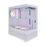 Корпус 1STPLAYER MIKU Mi7-A White / ATX / 3x120mm FRGB fans / Mi7-A-WH-2F1R-W-1F1-W