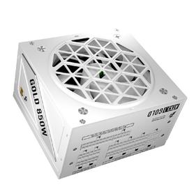 Блок питания 1STPLAYER NGDP GOLD 850W White / ATX 3.1, APFC, 80 PLUS Gold, LLC+DC-DC, full Japan solid-state caps, 120mm fan, full modular / HA-850BA4-WH