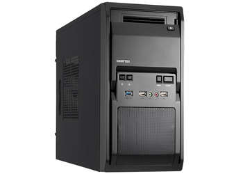 Корпус Chieftec LIBRA LT-01B-OP без БП, черный, mATX