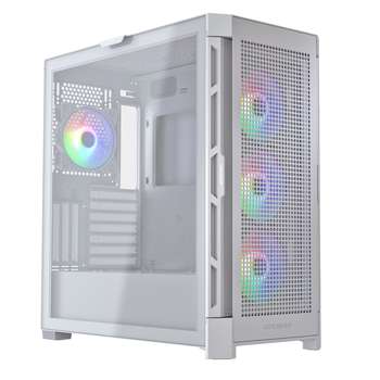 Корпус COUGAR Airface Pro RGB White, 4х120mm ARGB Fan, ARGB Fan Hub, без БП, белый, E-ATX / CGR-5AD1W-AIR-RGB