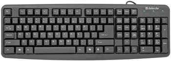 Клавиатура DEFENDER проводная  Element HB-520 USB B