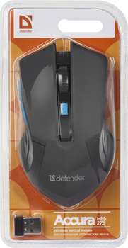 Мышь DEFENDER беспроводная  Accura MM-275  5кн+кл, 800/1200/1600 dpi  52275