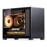 Корпус JONSBO D32 STD Black без БП, боковая панель из закаленного стекла, mini-ITX, micro-ATX, черный
