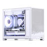 Корпус JONSBO D32 STD White без БП, боковая панель из закаленного стекла, mini-ITX, micro-ATX, белый