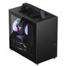 Корпус JONSBO T8 PLUS Black без БП, боковые панели из закаленного стекла, mini-ITX, черный