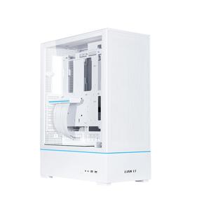 Корпус LIAN LI SUP01W / White / 3 x 120mm PWM Fan / PCIe4.0 Riser Cable / Mid-Tower, TG / G99.SUP01W.R0