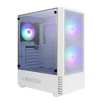 Корпус Montech X2 MESH White / ATX / 2x140mm, 1x120mm FRGB fans / X2 MESH