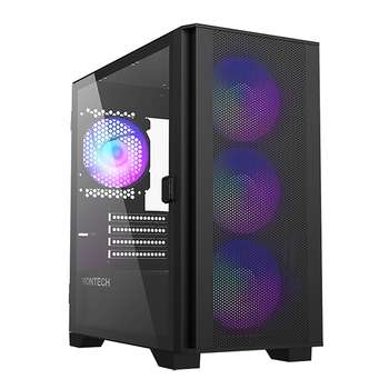 Корпус Montech AIR 100 ARGB Black / mATX / 4x120mm ARGB fans & hub / AIR 100 ARGB