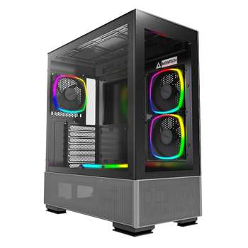 Корпус Montech SKY TWO Black / ATX / 4x120mm ARGB fans & hub / SKY TWO