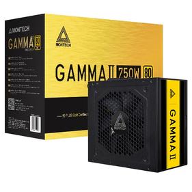 Блок питания Montech GAMMA II 750W / ATX 2.43, APFC, 80 PLUS Gold, LLC+DC-DC, Japan caps, 120mm fan, non-modular / GAMMA750