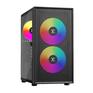 Корпус XASTRA A305M 3ARGB Black mATX/Mesh/ tempered glass / 2x140mm + 1x120mm ARGB PWM fans/ Door/  A305M-2FC14A-1FC12A-D