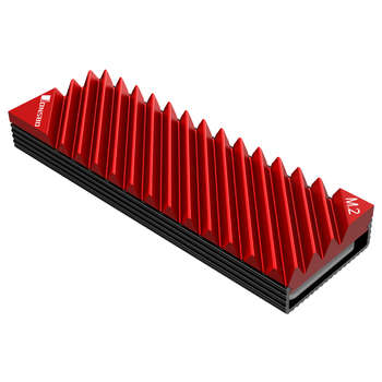 Кулер для памяти JONSBO Радиатор для SSD M.2 2280 M.2-3 Red