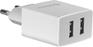 Сетевой фильтр DEFENDER Сетевой адаптер UPA-22 белый, 2xUSB, 2.1А