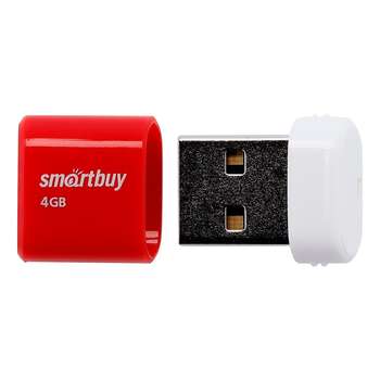 Flash-носитель Smart Buy 4GB LARA Red
