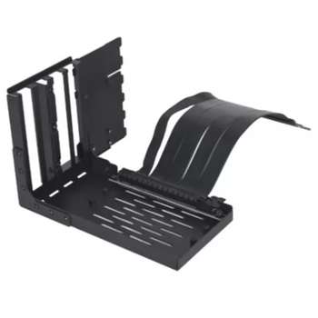 Корпус LIAN LI универсальное крепление для вертикальной установки GPU с райзер-кабелем Gen.4.0 / Black / G89.VG4-4-V2X.R0