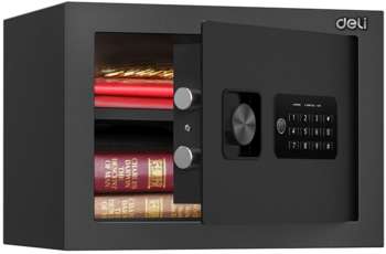Сейф DELI мебельный ET530 встраиваемый 250x350x250мм электронный/ключевой