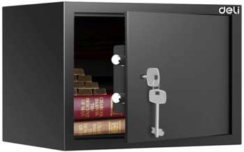 Сейф DELI мебельный Srock ET561 200x310x200мм ключевой