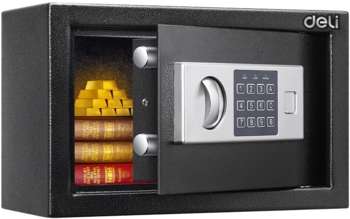 Сейф DELI мебельный Nello ET520 встраиваемый 200x310x200мм электронный/ключевой