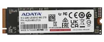 Накопитель SSD ADATA PCI-E M2 2280 2Tb Series LEGEND 960 PCI-E