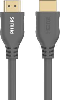 Кабели DVI Philips Кабель аудио-видео SWV7130C/56 HDMI  3м. позолоч.конт. серый