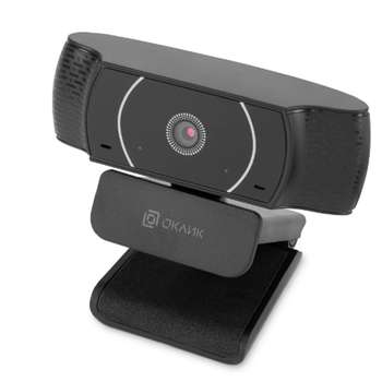 Веб-камера Oklick Оклик OK-C016HD черный 1Mpix  USB2.0 с микрофоном