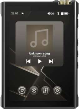 MP3-плеер Digma Плеер Hi-Fi Flash Pro XT7 черный/золотистый/3.5"/microSD/microSDHC
