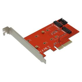 Кабель Orient C296E Адаптер 2xM.2 - > PCI-Ex4 / SATA
