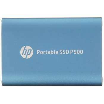 Внешний накопитель HP Portable SSD 250GB External P500 Series Blue <7PD50AA#ABB> (USB 3.2 Gen2 Type-C, up to 370/200Mbs, 100TBW,