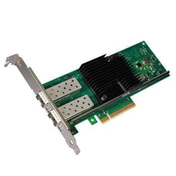 Сетевая карта Сетевой адаптер Intel® Ethernet Converged Network Adapter X710-DA2 2x SFP+ port 10GbE/1GbE, PCI-E v3 x4, VMDq. PCI-SIG* SR-IOV, w/o RDMA, Low Profile  {5}
