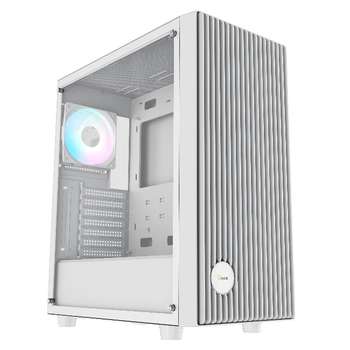 Корпус Ocypus Case Gamma C70 WH ARGB ATX / win / white / 4 ARGB fans / no PSU / Tempered Glass