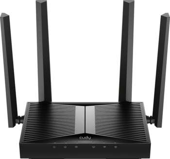 Маршрутизатор CUDY Роутер беспроводной WR3600 BE3600 10/100/1000BASE-TX черный