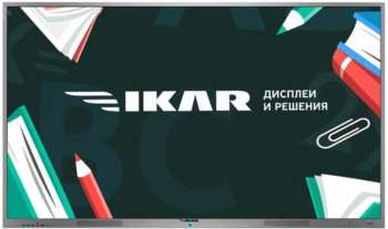 Профессиональный дисплей IKAR Панель 65" ИП 65-217-410 черный IPS LED 8ms 16:9 DVI HDMI M/M матовая 4000:1 700cd 178гр/178гр 3840x2160 VGA DP SPDIF UHD USB 43кг
