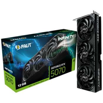 Видеокарта Palit RTX5070 INFINITY3  12GB  GDDR7 192b, HDMI DPx3    RET