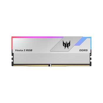 Оперативная память Acer Модуль памяти DDR5 Predator Vesta II RGB 64Gb  1.35V  VESTA2-64GB-6000-2R8-V4 Silver