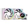 Кулер для корпуса ID-Cooling Вентилятор SL240 WHITE  /LCD SCREEN /300W /all Intel /all AMD