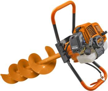 Мотобур CARVER PAG-52/000 бытовой 2-х такт. 1400Вт 1.9л.с. 52см3 6500об/мин