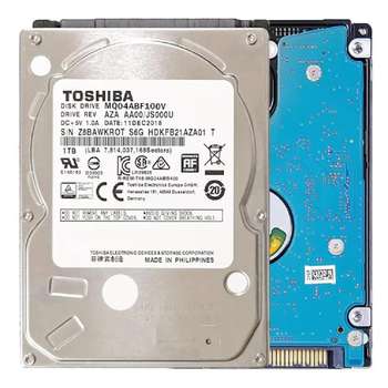 Жесткий диск HDD Toshiba HDD SATA3 1Tb 2.5"  5400 128Mb MQ04ABF100V