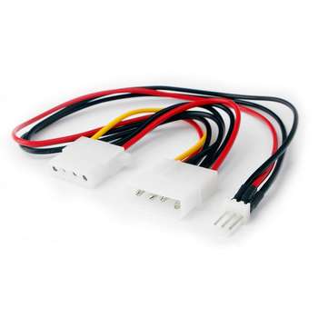Внутренний шлейф Cablexpert Кабель-разветвитель питания Molex Molex 4pin
