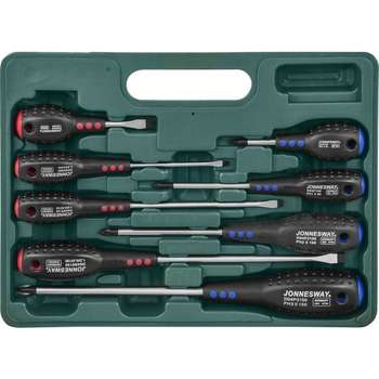 Набор инструментов JONNESWAY D04PP08S Набор отверточный Full Star, 8 предметов