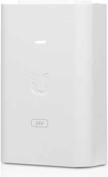 Оборудование POE UBIQUITI Инжектор PoE POE-24-12W-G-WH 10/100/1000BASE-T 100-240В