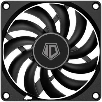 Кулер для корпуса ID-Cooling Вентилятор для корпуса NO-8010-PWM 80х80x10 черный 4-pin 27.8дБ Ret